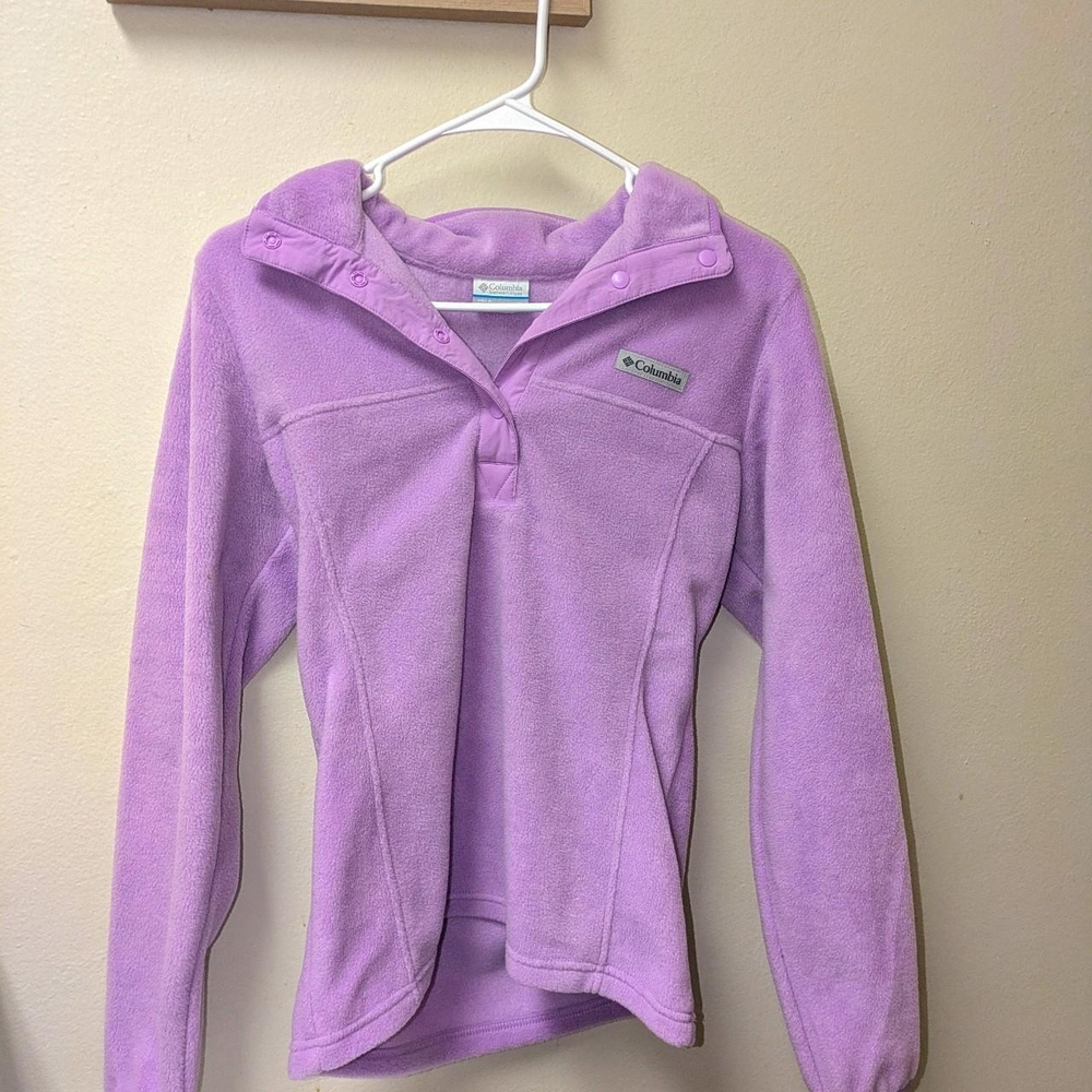 Columbia Purple Fleece Pullover